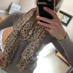 Express animal print scarf